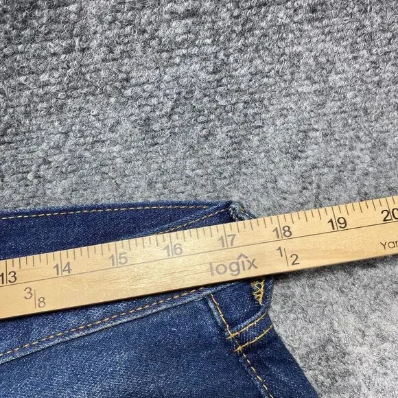 Levis Jeans Men 33x31 Blue 501 Button Fly Classic Straight Premium Tag 34x32